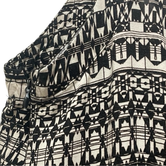 Harmony and Havoc jumpsuit size S black/cream elastic waist side zip closure - Picture 7 of 13